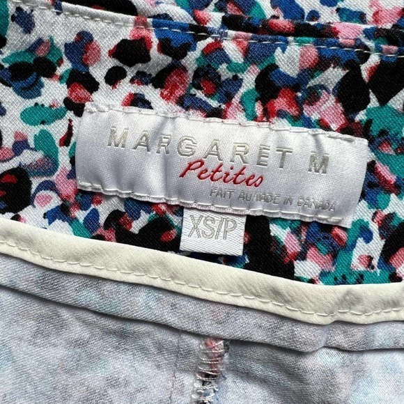Margaret M Petites Stretch Straight Pencil Mini Skirt Abstract PXS - Picture 3 of 9